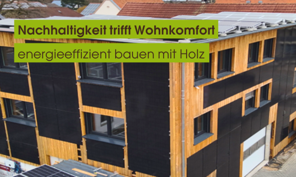 Energieeffizientes bauen am Beispiel eines Anbaus aus Holz