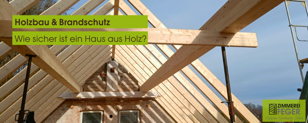 Visualisierung: Holzhaus mit Brandschutz-Aufbau